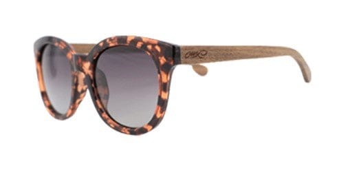 Mrv Sunglasses Eco Bamboo Geobay Round Dark Tint